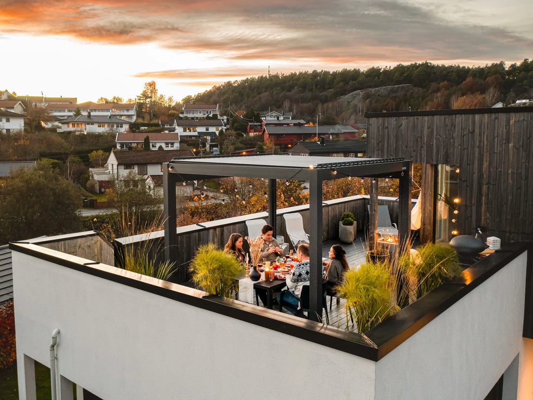 Pergola in Anthrazit – der beliebte Trend im Garten