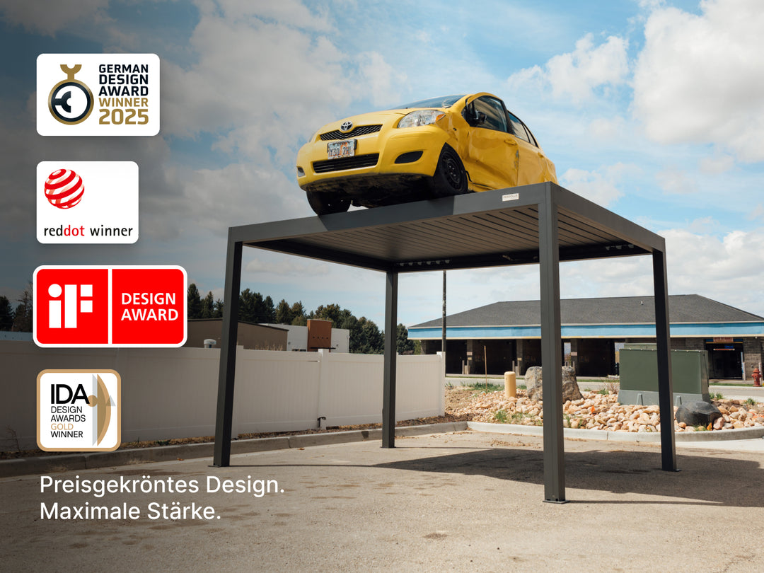 PERGOLUIX Pergola ist stabilste Konstruktion 